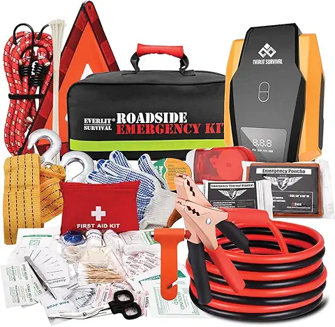 Portable Roadside Emergency Kit with Safety Tools